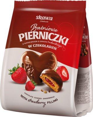 Skawa Pierniczki w czekoladzie truskawka 1pc - 150g x 12/cs