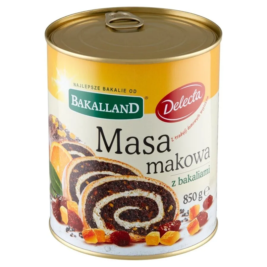 Delecta Masa Makowa Z Bakaliami
