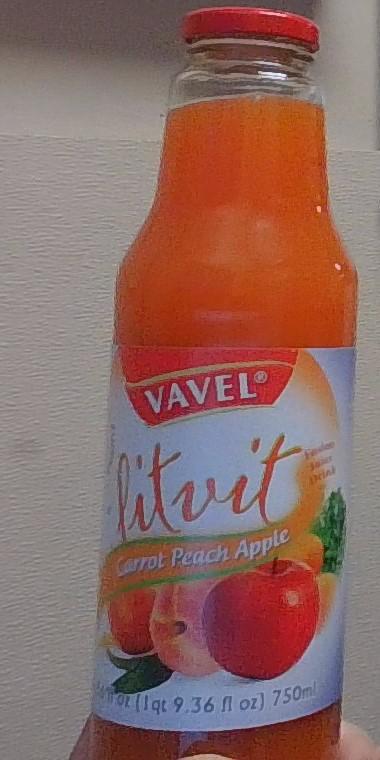 Vavel Fitvit Carrot Peach Apple Juice