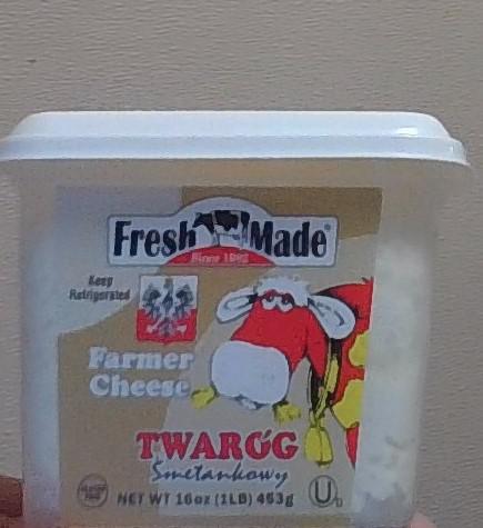 Fresh made Farmers Cheese Twarog Smetankowy