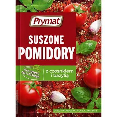 Prymat Suszone Pomidory z Czosnkiem i Bazylia