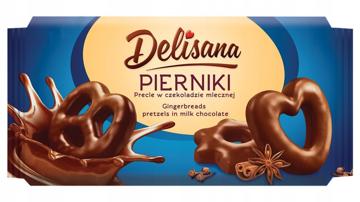 DELICPOL  GINGERBR. PRECLE W CZEKOL. MLECZNEJ