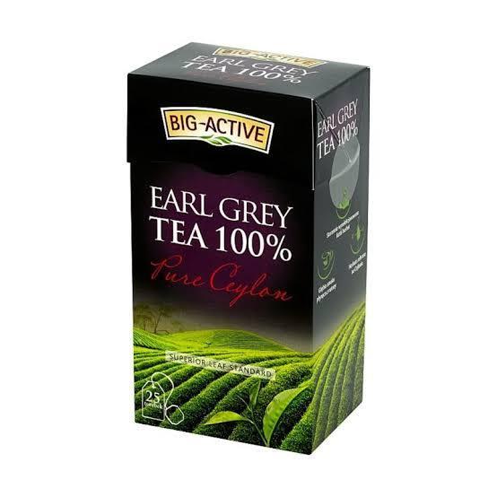 BIG ACTIVE - Herbata Earl Grey Pure Ceylon  Early Grey Ceylon Tea 100% (tea bags