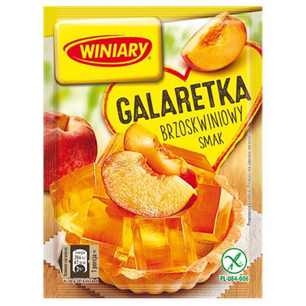 Winiary Galaretka o Smaku Brzoskwiniowym - Peach Jello 71g