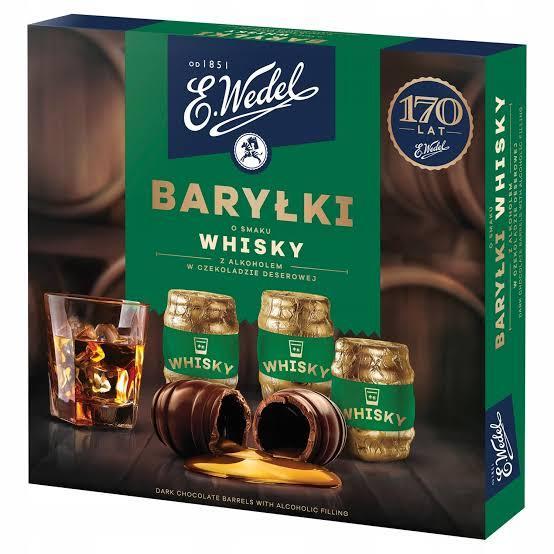 E. Wedel Baryłki Whisky Chocolates – 200 g