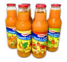 Square Pineapple & carrot juice