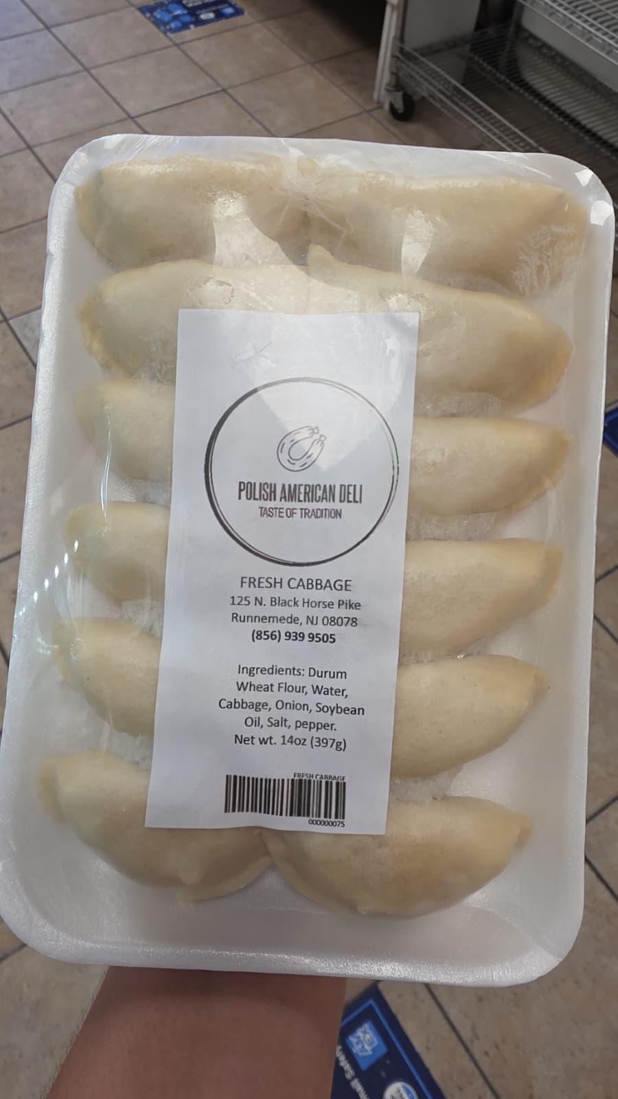 Fresh Cabage Pierogi
