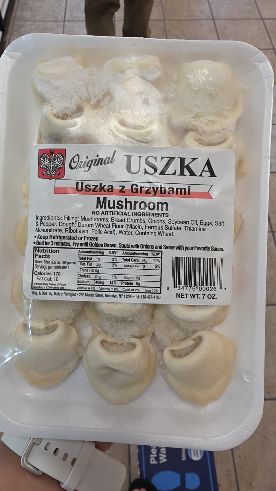Uszka Mushroom Pierogi