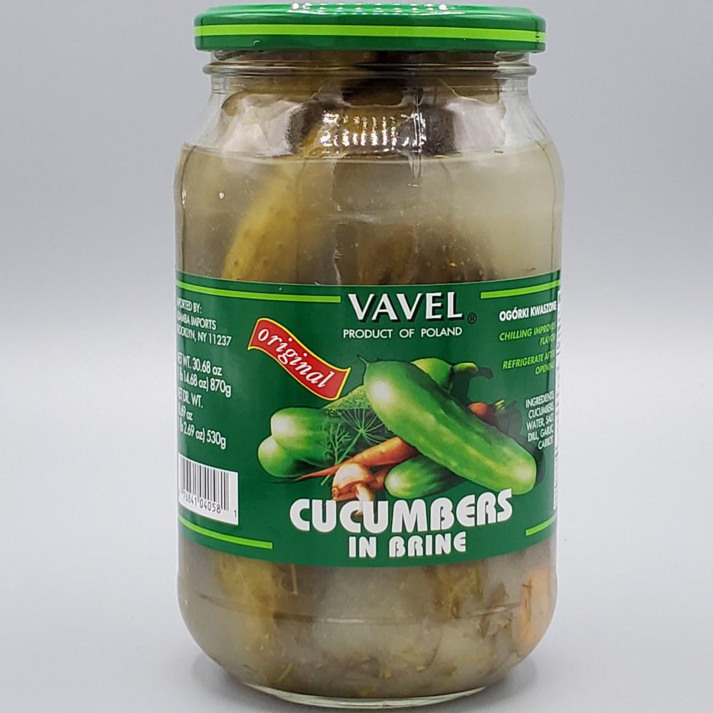 VAVEL CUCUMBERS IN BRINE 900ML
