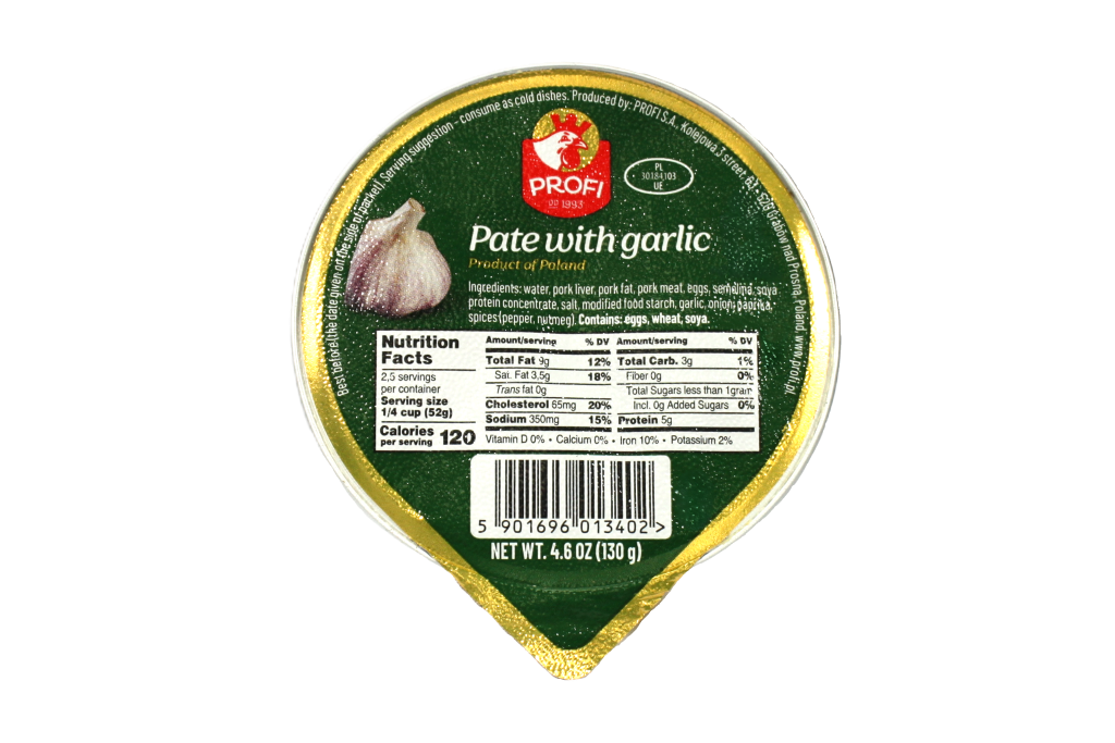 Pate with garlic