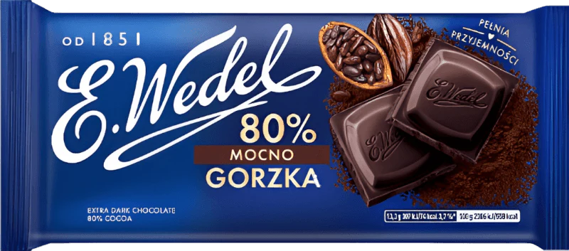 E. Wedel 80% Chocolate
