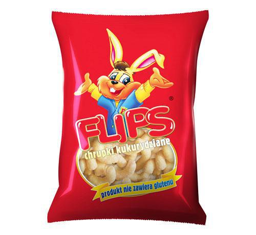 Chrupki - Flips Chrupki Kukurydziane Corn Puffs 50g