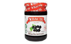 Bacik Konfitura z czarnej porzeczki Blackcurrant Spread No sugar added 300ml