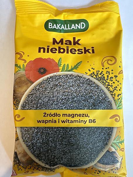 Bakalland Mak niebieski poppy seeds