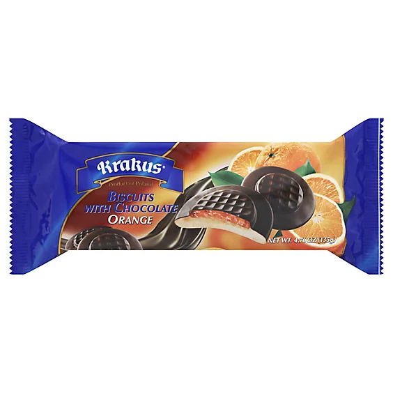 Krakus Orange biscuit in chocolate