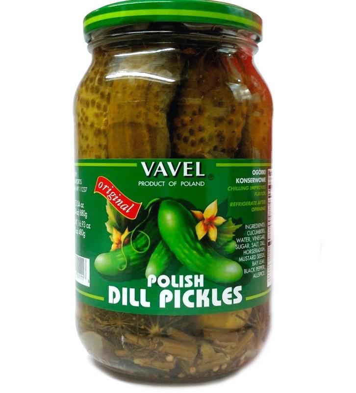 Vavel Polish Dill Pickles 480g