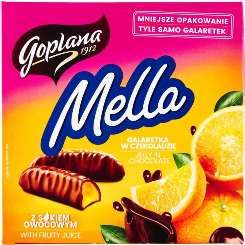 Goplana Mella Orange Jello in Chocolate 190g