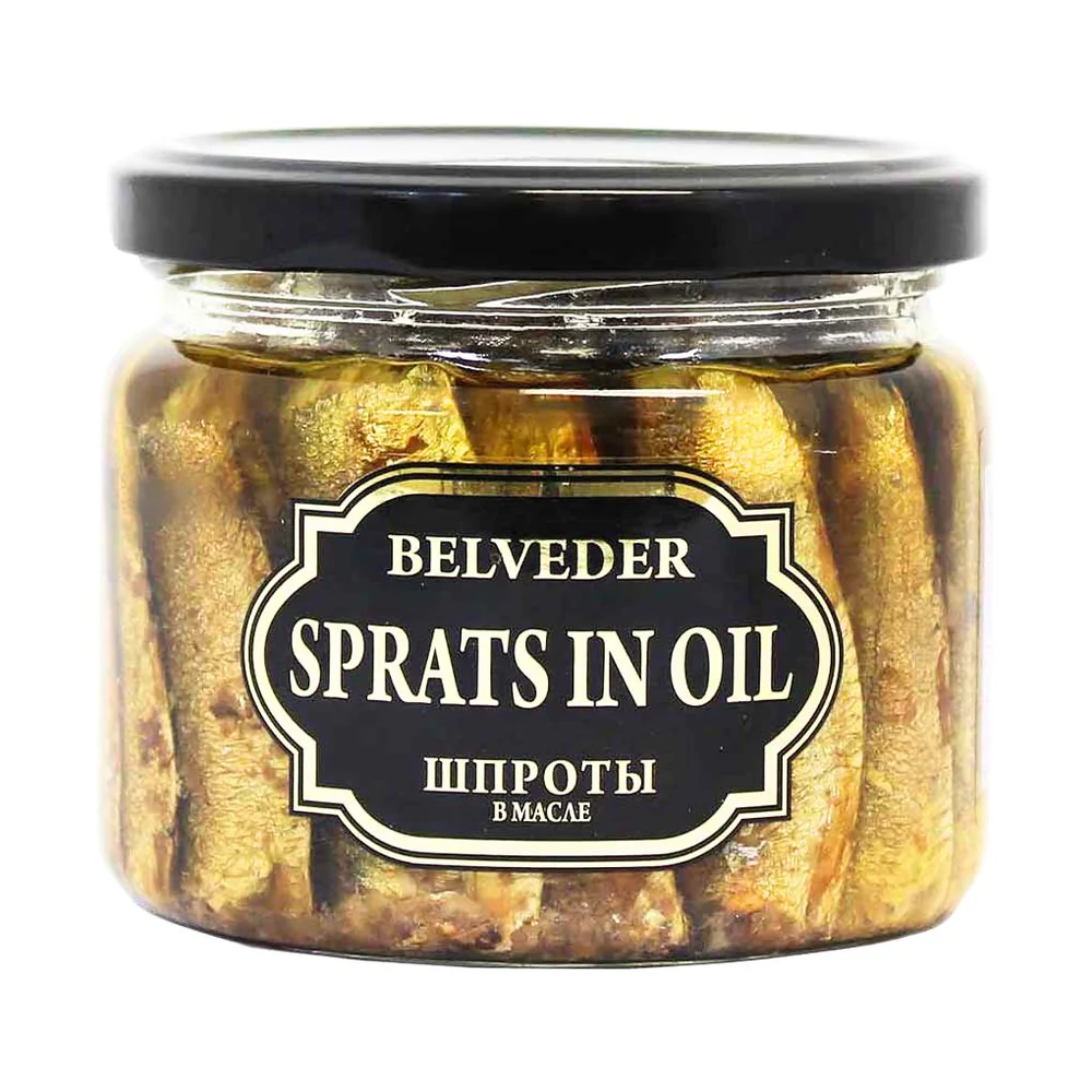 Belveder Riga Smoked Sprats in Oil 250g