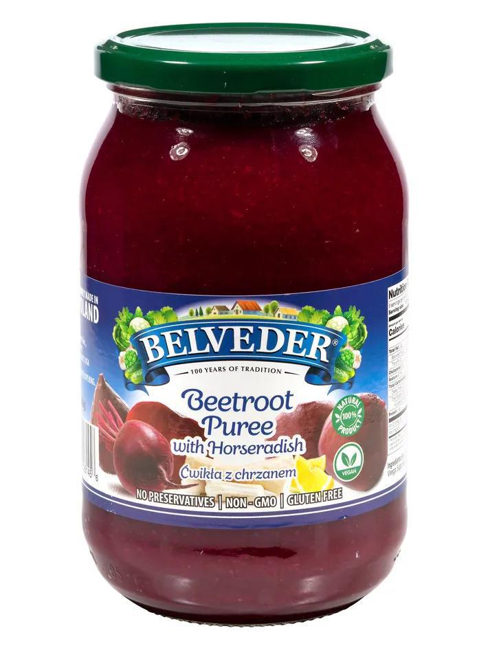 Belveder Cwikla z chrzanem Beetroots Puree with Horseradish 900g