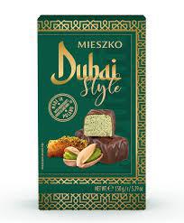 Mieszko - Dubai Pistacja Cukierki 150g/Pistachio Chocolate Sweet box