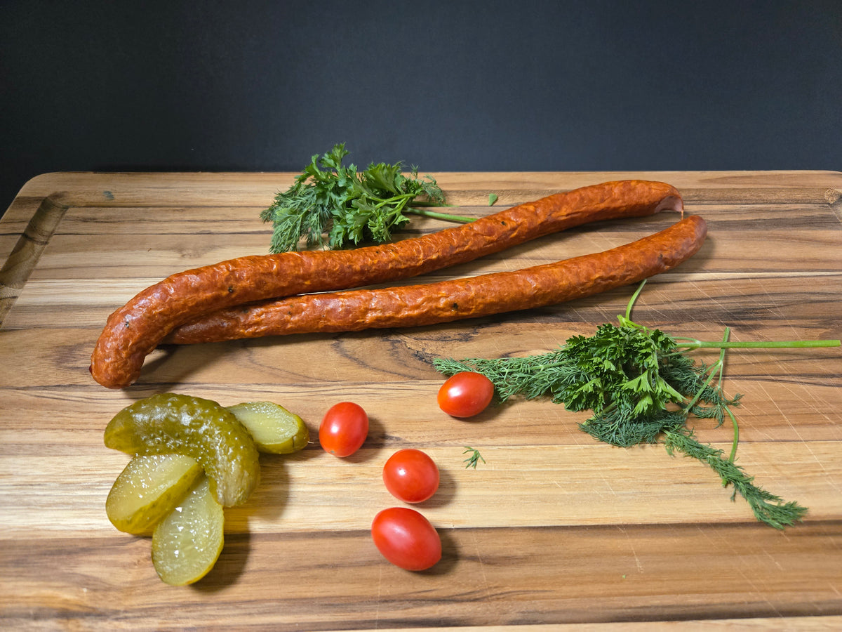 Gdansk grilling kielbasa from Polish American Deli