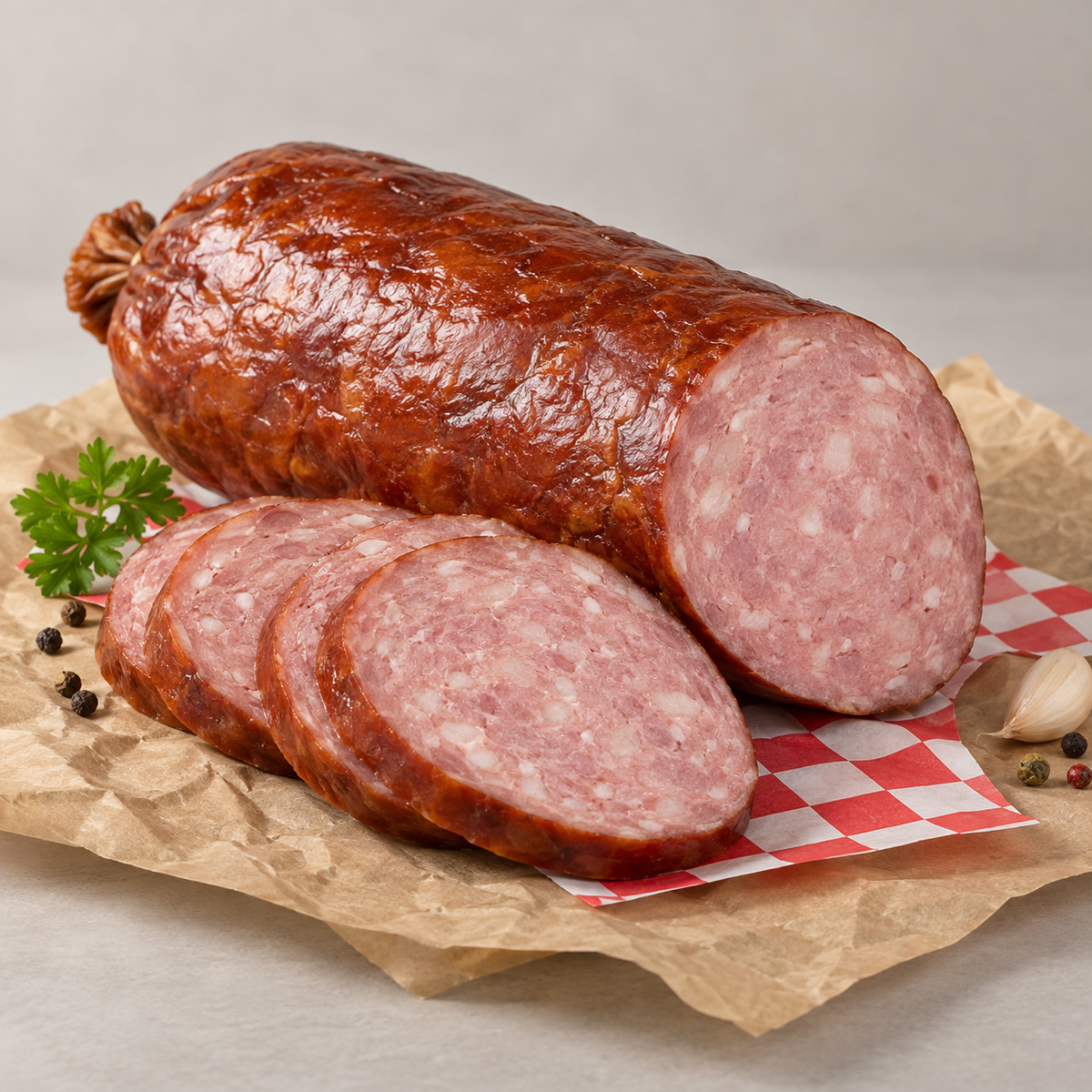 Krakowska Pieczona (Baked Ham Sausage)