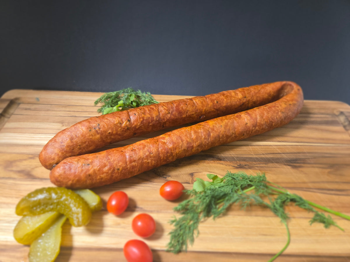 Old country-style kielbasa from Polish American Deli