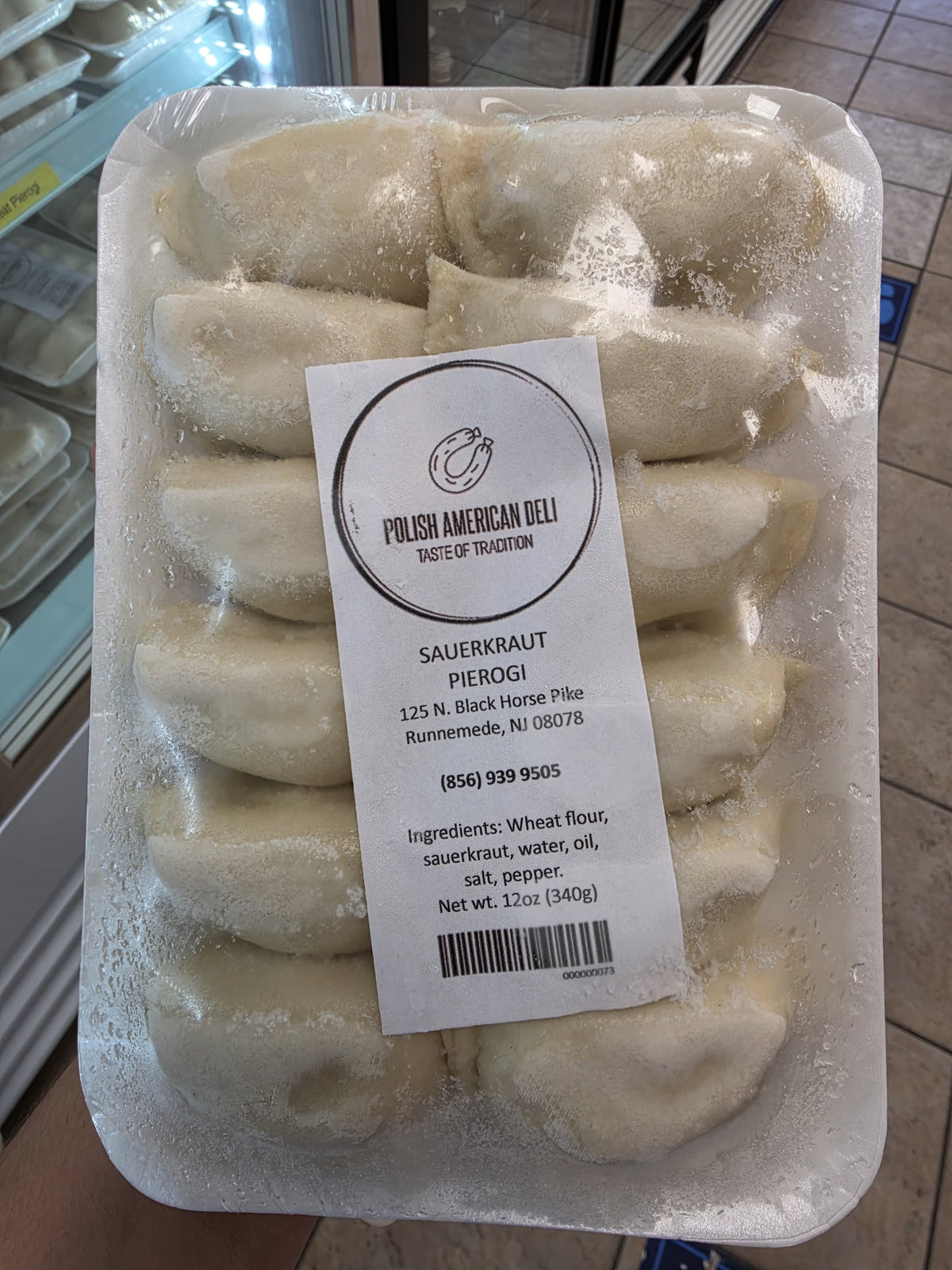 Sauerkraut Pierogi from Polish American Deli